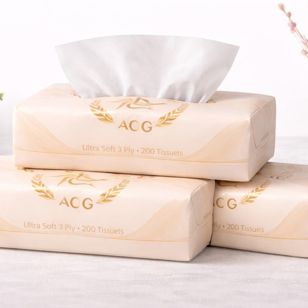 [SG Stocks] AOG Premium 4Ply Soft Pack Tissue - 120 Sheets