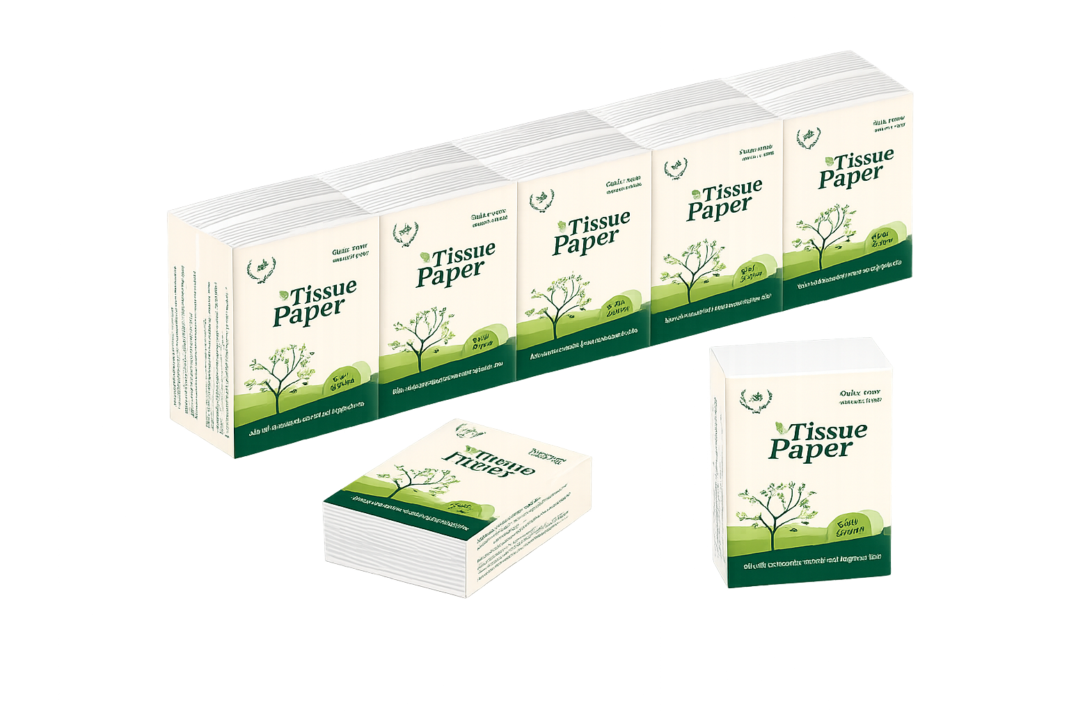 AOG 4Ply Pocket Tissue 8s - 10 packs